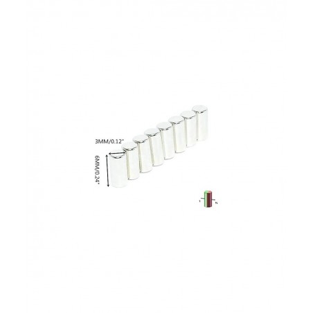 200 Pack 3D Printed Cartan Board Connector for 3D Printing Project of a Settlers of Cartan Board Game 3×6mm Metal Rod 3500 Gs...