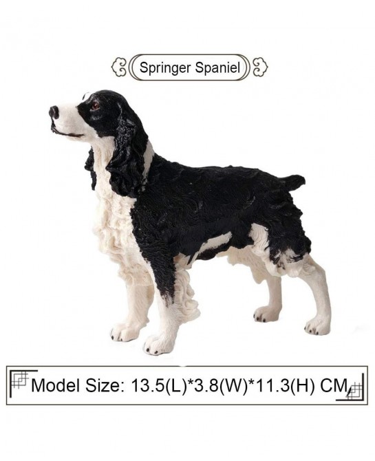 Animals Figure - Realistic Springer Spaniel Dog Figurines - Early Educational Toys Science Project Christmas Birthday for Boy...