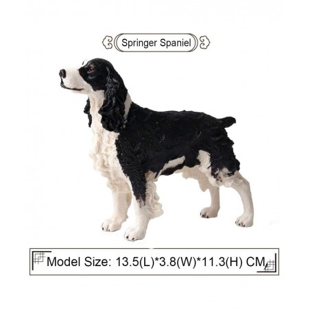 Animals Figure - Realistic Springer Spaniel Dog Figurines - Early Educational Toys Science Project Christmas Birthday for Boy...