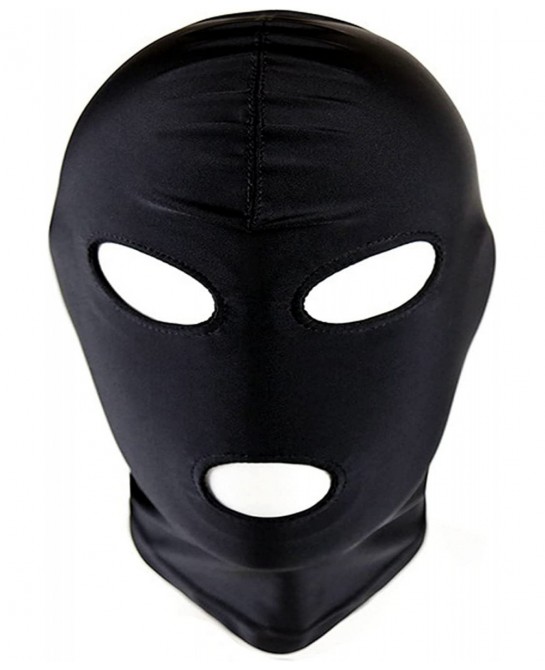 Full Cover Spandex Zentai Hood Mask Elastic Breathable Open Eyes And Mouth Cosplay Halloween Costume Hood Mask $20.78 Kids' D...