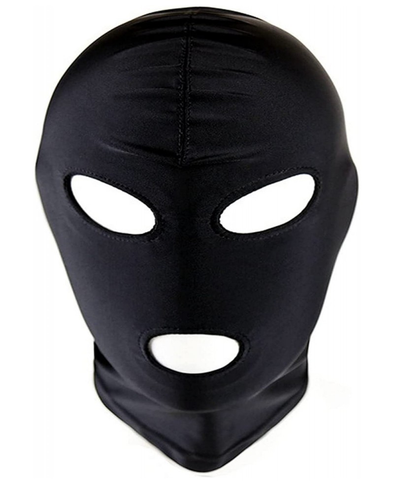 Full Cover Spandex Zentai Hood Mask Elastic Breathable Open Eyes And Mouth Cosplay Halloween Costume Hood Mask $20.78 Kids' D...
