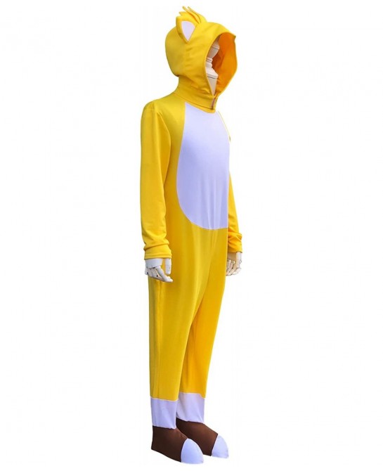 The Hedgehog Kids Jumpsuit Deluxe Cartoon Costume 2022 Movie for Children Cosplay Masquerade Suit $47.48 Kids' Costumes