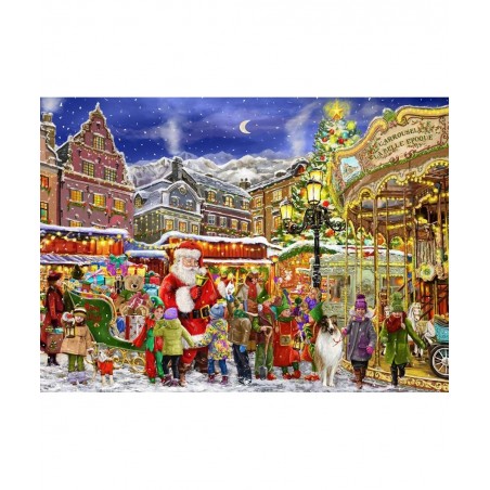 Christmas Carousel Jigsaw Puzzle 1000 Piece $30.02 Jigsaw Puzzles