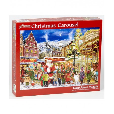 Christmas Carousel Jigsaw Puzzle 1000 Piece $30.02 Jigsaw Puzzles