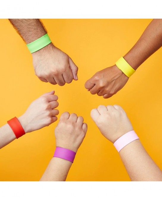 Snap Bracelets Birthday Party Favors (6 Colors 24 Pack) $25.17 Kids' Dress-Up Accessories