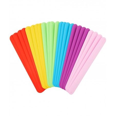 Snap Bracelets Birthday Party Favors (6 Colors 24 Pack) $25.17 Kids' Dress-Up Accessories