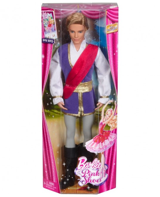 Mattel in the Pink Shoes Prince Siegfried Doll $80.80 Dolls