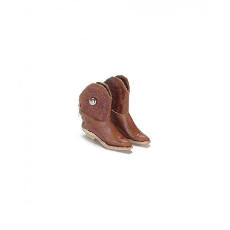 Dollhouse Brown Cowboy Boots Shoes Miniature Hall Ranch Accessory 1:12 $28.47 Dollhouse Accessories