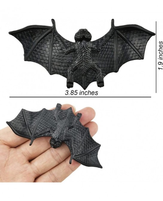 Realistic Plastic Bugs Prank Fake Insects 35Pcs Ants and Bats Scary Trick Joke Toys for Halloween Party Decoration April Fool...