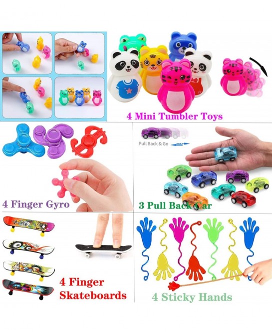 50 Pcs Party Favors for Kids Toy Assortment Bundle Classroom Rewards Carnival Prizes Pinata Filler Goodie Bag Christmas Stock...