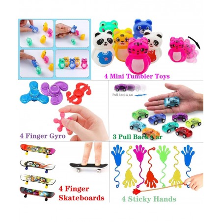 50 Pcs Party Favors for Kids Toy Assortment Bundle Classroom Rewards Carnival Prizes Pinata Filler Goodie Bag Christmas Stock...