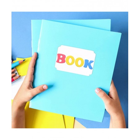 390 Pieces Foam Stickers Self-Adhesive Sticky Foams Handy Alphabet Letters Mini Assorted Colors Rainbow Capital Case A-Z Lett...