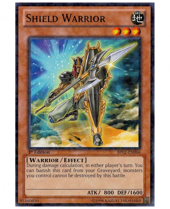 Shield Warrior (BP02-EN066) - Battle Pack 2: War of The Giants - 1st Edition - Mosaic Rare $11.40 Card Games