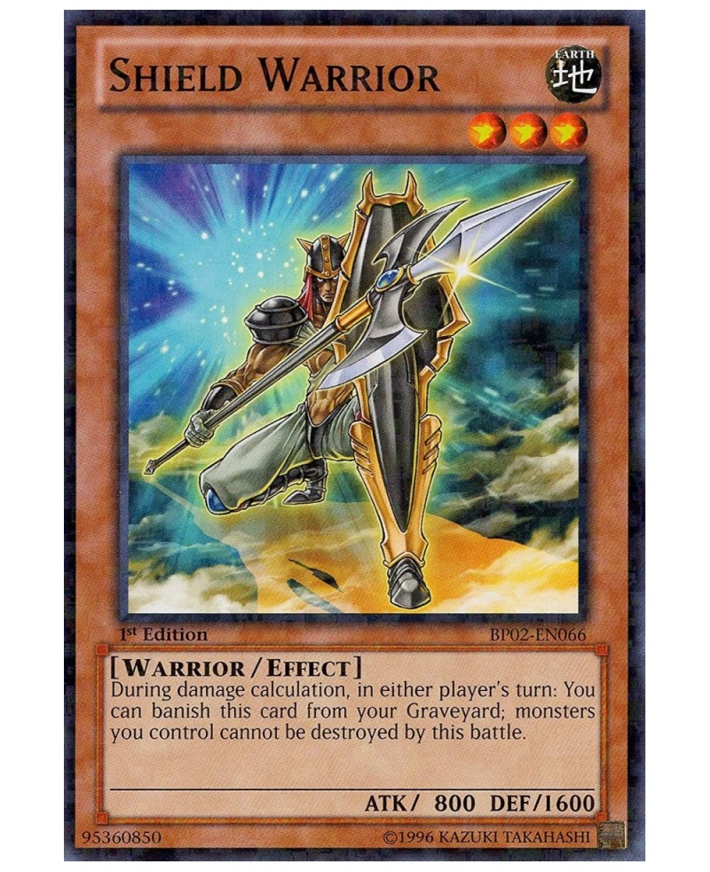 Shield Warrior (BP02-EN066) - Battle Pack 2: War of The Giants - 1st Edition - Mosaic Rare $11.40 Card Games