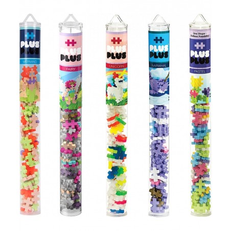 Fantasy 5 Piece Playset Bundle 70 pc Tubes - Construction Building Stem / Steam Toy Interlocking Mini Puzzle Blocks for Kids ...