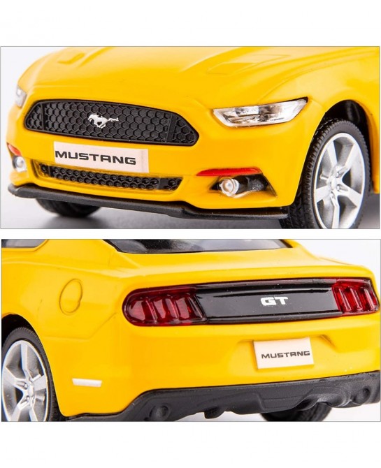 1/36 Scale Mustang GT 2015 Casting Car Model Zinc Alloy Toy Car for Kids Pull Back Vehicles Toy Car for Toddlers Kids Boys Gi...