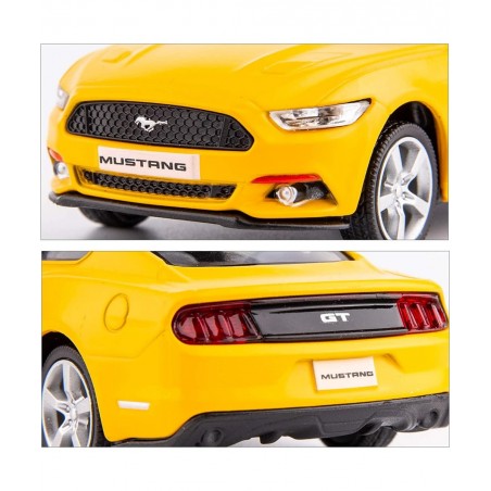 1/36 Scale Mustang GT 2015 Casting Car Model Zinc Alloy Toy Car for Kids Pull Back Vehicles Toy Car for Toddlers Kids Boys Gi...