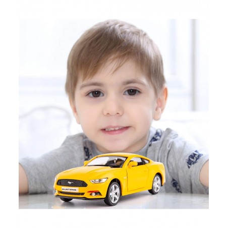 1/36 Scale Mustang GT 2015 Casting Car Model Zinc Alloy Toy Car for Kids Pull Back Vehicles Toy Car for Toddlers Kids Boys Gi...
