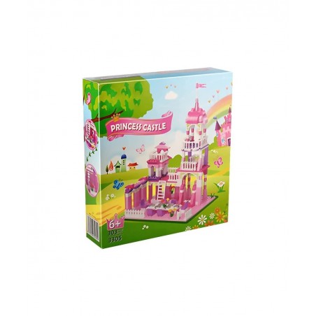 Girls Princess Castle for Girls Age Princess Castle Pink Palace Building Set (303 Pieces) $31.66 Toy Building Sets