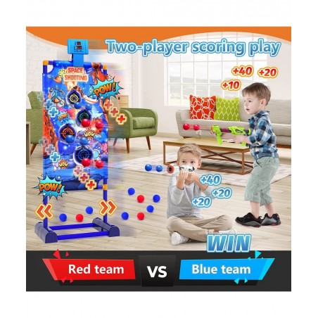 Toy Guns Gift Ideas Shooting Games Target for Age 4 5 6 7 8 9 10+ Years Old Boys and Girls Kids 2 Foam Blaster Gun Compatible...