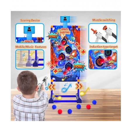 Toy Guns Gift Ideas Shooting Games Target for Age 4 5 6 7 8 9 10+ Years Old Boys and Girls Kids 2 Foam Blaster Gun Compatible...