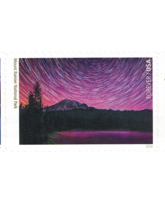 National Parks Forever Stamps Sheet of 16 Postage Stamps 2016 $55.33 Collectibles Display & Storage