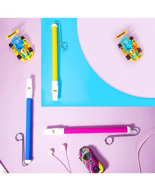 6 Pieces Slide Whistle Kids Instrument Toys Slide Whistle Party Birthday Favors Musical Games Educational Party Birthday Part...