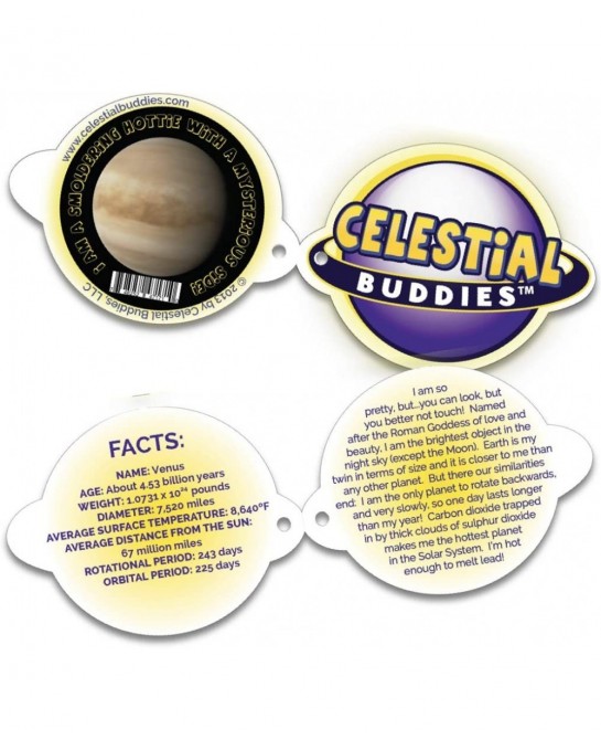 Venus Buddy Science Astronomy Space Solar System Educational Plush Blue Planet Toys $39.74 Plush Figure Toys