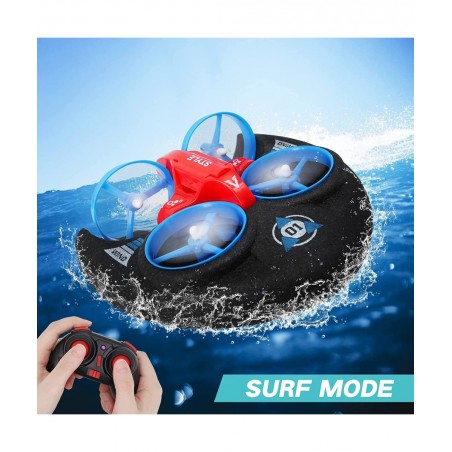 3 in 1 RC Boat Remote Contoal Drones/Car Toys for Kids Age 8-12 Drone Rechargeable Pool & Lake Gift for Boys Girls (Red) $65....
