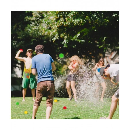 fozi cozi 52PCS Water Balls Toys with Mesh Beach Bag for Kids Ages 4-8 8-12 Summer Toys Reusable Water Balloons for Water Gam...