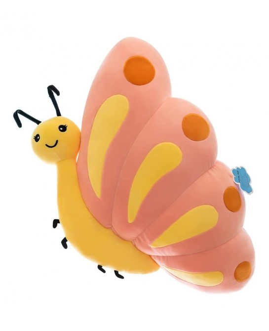 Butterfly Plush Stuffed Animal Pillow Soft Plush Toys for Girl Adult Butterfly Kids Toys Pink Home Decoration Bed Living Room...