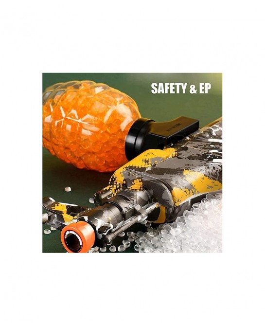 Electric Gel Blaster AKM-47 Eco-Friendly Splatter Ball Blaster Automatic with 3000+ Water Beads and Goggles for Outdoor Activ...