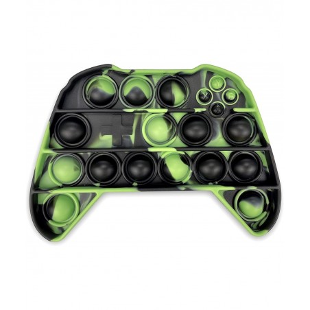 Push Pop Fidget Toy Game Controller Handle Gamepad Shape Tie-dye Popper Sensory Bubble Fidget Toy Silicone Popper Squeeze Toy...