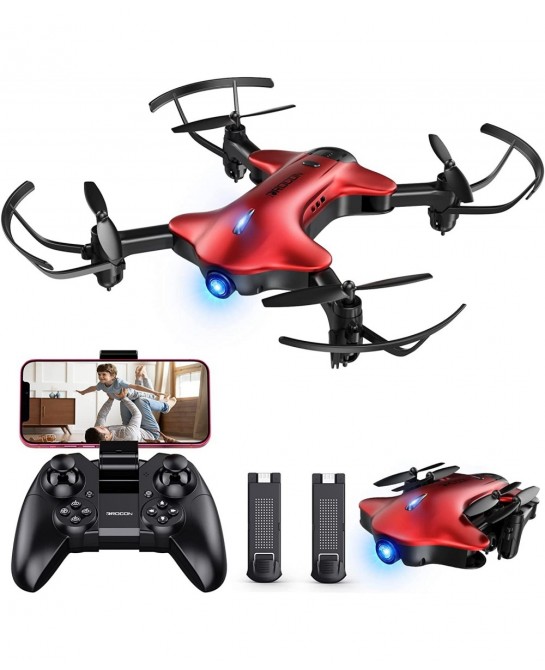 Drone with Camera DROCON 1080P Remote Control Drone for Kids Beginners FPV Drone App Control Gravity Control One-key Return 2...