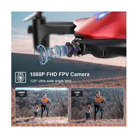Drone with Camera DROCON 1080P Remote Control Drone for Kids Beginners FPV Drone App Control Gravity Control One-key Return 2...