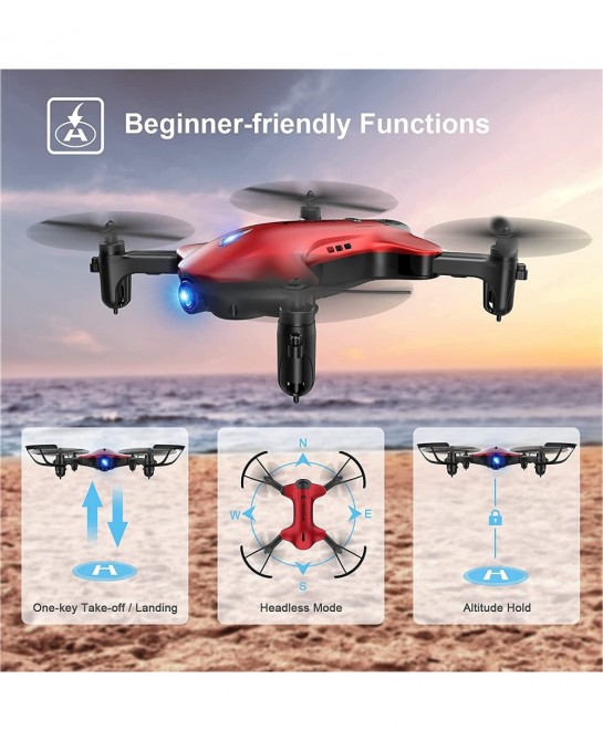Drone with Camera DROCON 1080P Remote Control Drone for Kids Beginners FPV Drone App Control Gravity Control One-key Return 2...