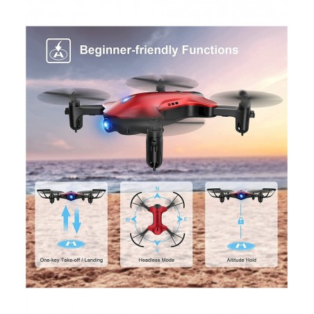 Drone with Camera DROCON 1080P Remote Control Drone for Kids Beginners FPV Drone App Control Gravity Control One-key Return 2...