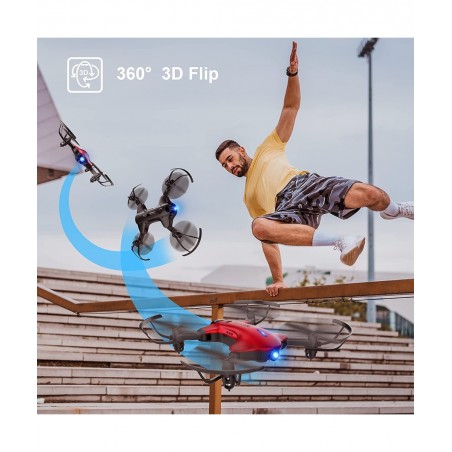 Drone with Camera DROCON 1080P Remote Control Drone for Kids Beginners FPV Drone App Control Gravity Control One-key Return 2...