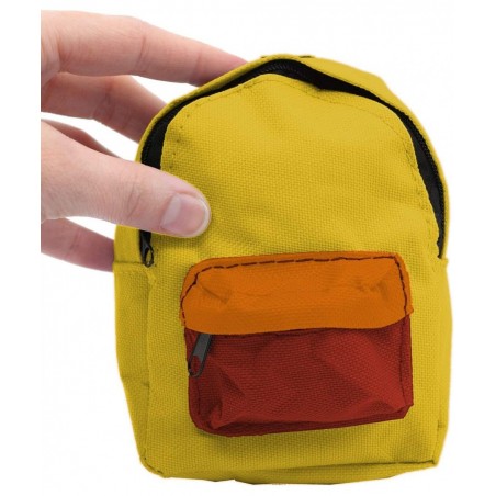 Fingerboard Backpack Case Yellow - 5" x 3.75" - Miniature Canvas Bag for Tuning Travel & Storage $20.23 Finger Toys