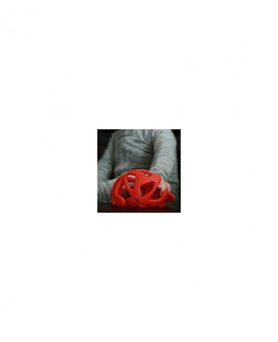 100% Silicone Tuggy Teether Ball (Blue/Red) - 2 Pack $22.84 Baby Teether Toys