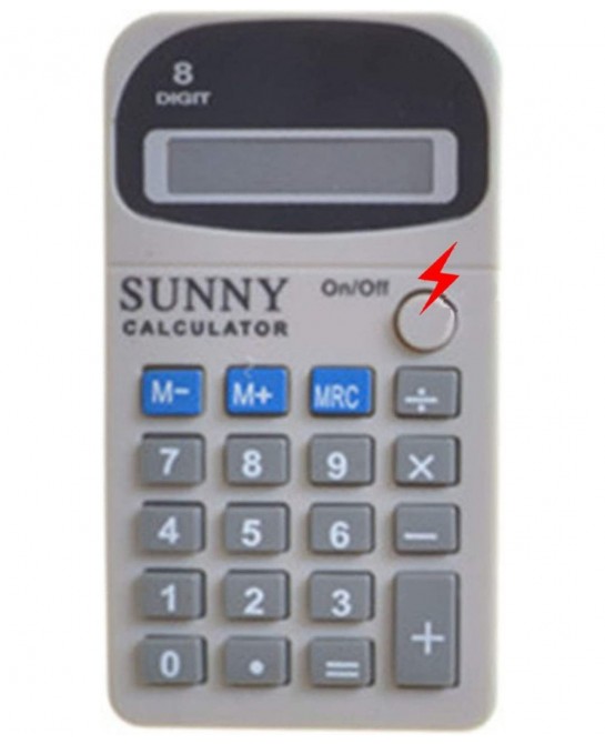 Shocking Fake Calculator Model Pocket Counter Prank Toy Joke Funny Gadget Electric Shock Tricky Gag Veigar April Fools Day fo...