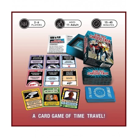 Star Trek Chrono-Trek - Star Trek Card Game Fun Kid Games Star Trek Gifts Time Travel Games Games for Family Game Night for K...
