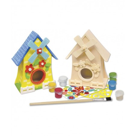 21637.03: Classic Wood Paint Kit - Windmill Birdhouse $25.10 Craft Kits