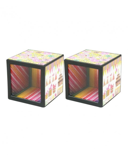 2pcs Magic Box Coin Bank Magic Tricks Party Favors Piggy Banks for Kids Party Supples Stocking Stuffers (Random Color and Pat...