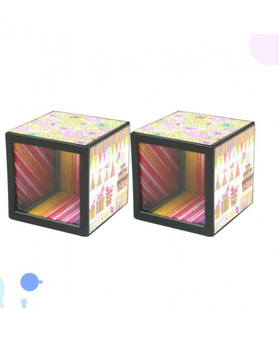 2pcs Magic Box Coin Bank Magic Tricks Party Favors Piggy Banks for Kids Party Supples Stocking Stuffers (Random Color and Pat...