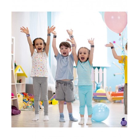 40 Pcs Music Party Favors Slap Bracelet for Kids Music Outer Space Theme Party Decorations Music Dance Wristbands Space Slap ...