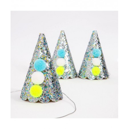 Silver Pierrot Party Hats $33.58 Kids' Party Hats