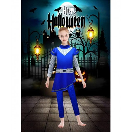 Zombies Alien Costume for Girls Halloween Outfits Set with Gloves 4-12Y $27.45 Kids' Costumes