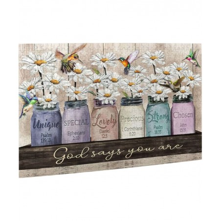 God Inspirational Jigsaw Puzzles Daisy Flower Motivational Jigsaw Puzzles for Adult and Teenagers Leisure Game Fun Toy Suitab...