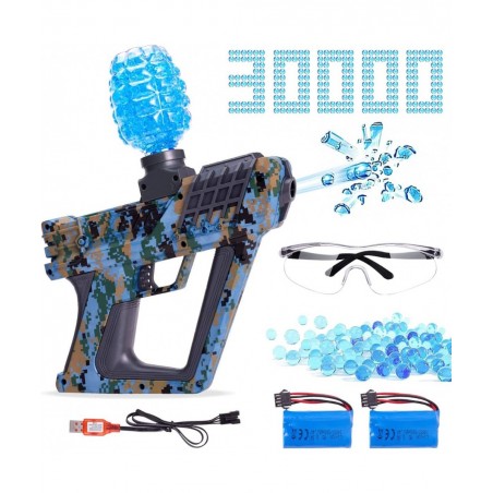New Automatic Electric Gel Ball Blaster with 30000 Water Gel Ball & Goggles Rechargeable Gel Ball Blaster for Outdoor Activit...